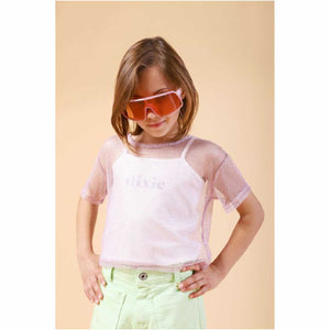 T-shirt trasparente | lilla