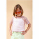 T-shirt trasparente | lilla