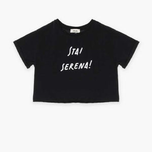 T-shirt STAI SERENA! | nero