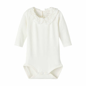 Body con colletto pizzo