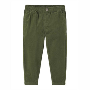 Panta baggy in fustagno verdone
