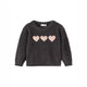 Pullover cuori | inchiostro