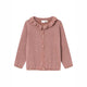 Cardigan lurex con colletto