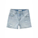 Shorts in jeans strappato