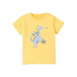 Completo t-shirt drago+shorts | gialloavio