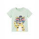 Completo t-shirt tigre|bermuda blu