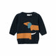 Pullover bassotto | blu