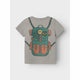 T-shirt zaino | grigia