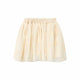 Completo maglia con colletto e gonna in tulle | crema