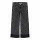 Jeans zampa con risvolto