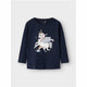 T-shirt unicorno | blu