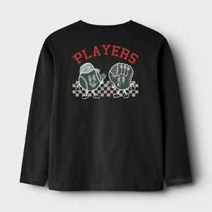 T-shirt baseball | nero