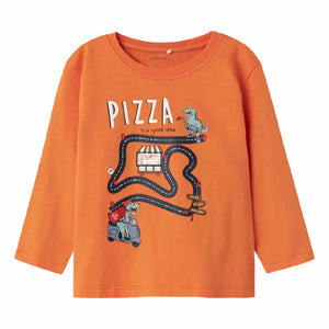 T-shirt Pizza Delivery | arancione