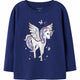 T-shirt Unicorno | bluette