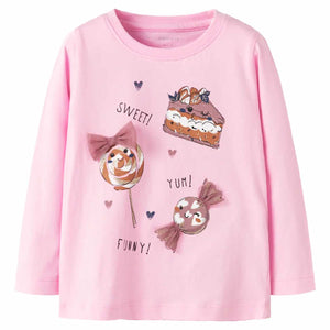 T-shirt Sweets | rosa