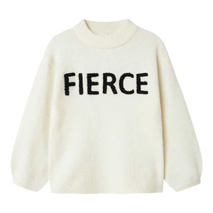 Pullover FIERCE | bianco