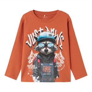 T-shirt procione | arancione