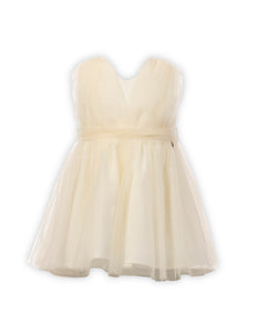 Scamiciato con tulle incrociato