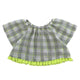 Top con nappine fluo | vichy
