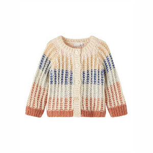 Cardigan maxi righe