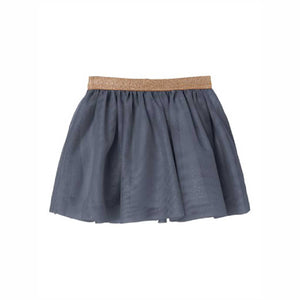 Gonna tulle con elastico in vita | sparkling blu