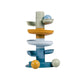 Pista delle biglie a spirale | blu