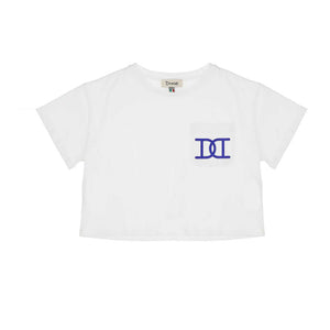 Top cropped con taschino