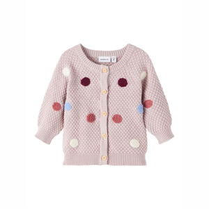 Cardigan pois | lilla