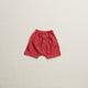 Shorts morbido con bottoni | rosso