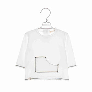 T-shirt con tascona