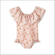 Costume ciliegie con balza