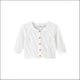 Cardigan bianco traforato